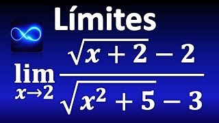 44 Límite con indeterminación 00 doble racionalización [upl. by Edualcnaej]