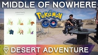 POKÉMON GO IN THE MIDDLE OF NOWHERE  Trainer Tips [upl. by Yunick16]