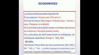 Farmacologia de los Eicosanoides [upl. by Debbie]