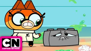 Rick Break and Doing Chores  Unikitty  Cartoon Network [upl. by Aleik]