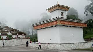 Druk Wangyal Chortens at Dochula Pass in Bhutan [upl. by Anigar]