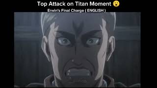 Erwins Final Charge Top Attack on Titan Moment [upl. by Robertson]