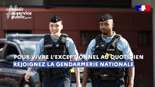 Pour vivre lexceptionnel au quotidien rejoignez la Gendarmerie nationale [upl. by Schuster738]