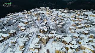 Ehden Lebanon Snow January 2024 [upl. by Ahsinak513]