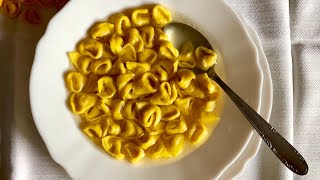 Pasta Grannies make tortellini in brodo from Bologna [upl. by Thgirw]