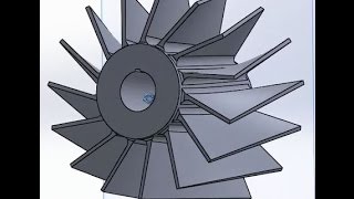 Tuto 9  SolidWorks création dun ventilateur [upl. by Nraa]