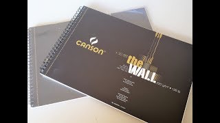 Testando o Sketchbook The Wall da Canson [upl. by Beutler]