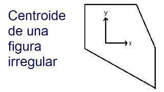 Centroide de una Figura Irregular  Salvador FI [upl. by Notsew]