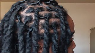 How do I slay my edges with my locs style basic edges tutorial with my dreadlocks ASMR SOUNDS [upl. by Kit604]