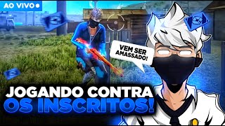 FREE FIRE AO VIVO🔴SALINHARANK🔥JOGANDO COM INSCRITOS👑DARK💤 [upl. by Eveline]