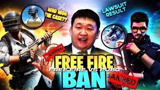 😨 Lawsuit Result  PUBG VS FREE FIRE Case New Update [upl. by Alroi869]