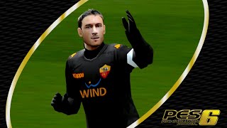 PES 6  Olympique Lyonnais x AS Roma 0809 Season [upl. by Lrat]