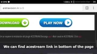 Android Get free acestream football streaming [upl. by Eihtur]