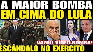 Urgente  A maior BOMBA EM CIMA DO LULA até agora VAI TER QUE DEIXAR O CARGO APÓS VÍDEO VAZADO MÚCI [upl. by Aseretairam764]