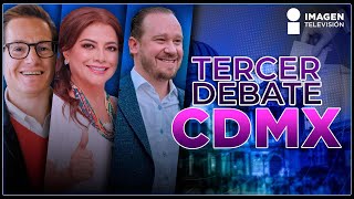 Tercer Debate Chilango 2024  Programa Completo 12mayo2024 [upl. by Eidda]