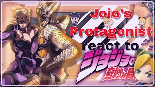 • ⭐ • Jojos Protagonist react to themselves • 22  20K Special 🇧🇷🇺🇸• • ⭐ • [upl. by Norrag]