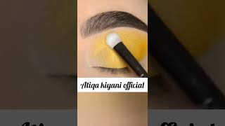 Yellow eye makeup eyes makeup tutorial for makeup lovers  youtube short [upl. by Nanaj]