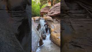 Kanarra Falls The Ultimate Waterfall Hike in Utah Shorts Hiking [upl. by Ahsiruam]