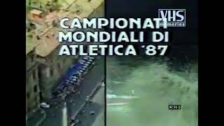 Promo Rai Mondiali di Atletica Roma 87 1987 [upl. by Hsaka]