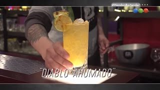 Receta quotDiablo ahumadoquot por Handan  El Gran Bartender [upl. by Amerigo]