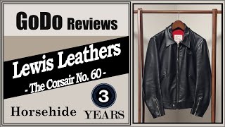 Lewis Leathers  CorsairNo 60 review3 years [upl. by Janine]