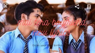 💖Mai tera boyfriend tu meri girlfriend💝 Siddharth nigam💘 songanushka sen💜Arjit singh song 💖 [upl. by Festatus]