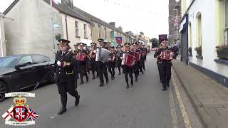 Ballinamallard Accordion Band 2  Ballinamallard District No 6 Church Service Parade 2024 [upl. by Enihsnus]