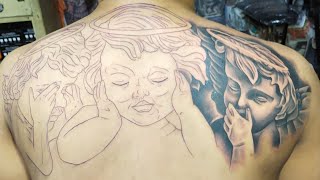 FULLBACK PROJECT TATTOO  FIRST SESSION [upl. by Kohler]