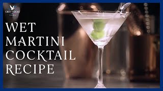 The Perfect Wet Martini Cocktail  Grey Goose Vodka [upl. by Francie511]