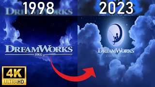 DreamWorks Logo Evolution 19982023 4k [upl. by Coffin]