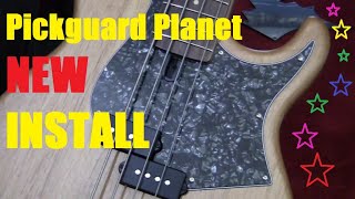 Yamaha BB Bass Mods  Pick Guard Install [upl. by Nohtahoj]