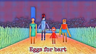 EGGS FOR BART MCPE MAP ADDON [upl. by Hebe]