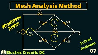 Electric Circuits DCMesh AnalysisWheatstone BridgeSolved Problem 7 [upl. by Wilcox681]