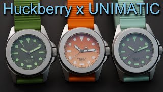 New Huckberry x Unimatic Earthform U4 Collection  Limited Editions Swiss Automatic 300m Italy [upl. by Rehm]