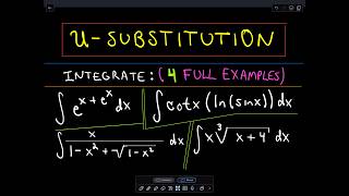 ❖ USubstitution  More Complicated Examples ❖ [upl. by Rafiq]