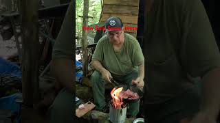 New Solo Stove Mesa Frying Country Ham outdoorsman bushcraft campcookingoutdoorskillscamping [upl. by Aninaj]