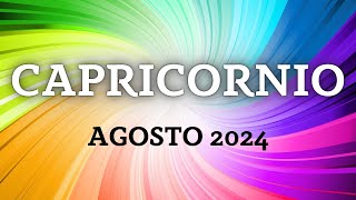 CAPRICORNIO ♑ Hoy tu lectura tarot agosto 2024 sobre Amor Trabajo y Dinero 🤑❤️ [upl. by Leorsiy350]