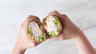 How To Make A Lettuce Wrap Sandwich [upl. by Aniale]