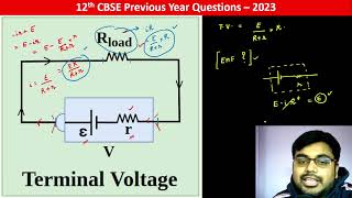 Write two differences between the emf and terminal potential difference of a cell [upl. by Enylcaj]