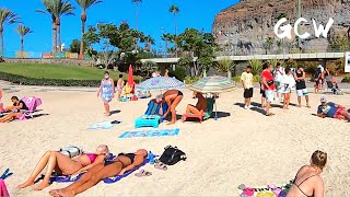 Gran Canaria Amadores Beach Walk Spain 4K  Canary Islands [upl. by Micky524]