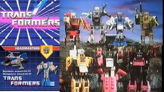 Transformers generation one UK headmaster commercial G1 toys tv advert autobots decepticons original [upl. by Ulund]