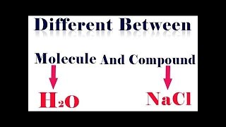 The difference between compound and molecule [upl. by Megen]