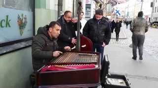 Cimbalom Player on the streets of Tallinn Old Town [upl. by Ginnie]