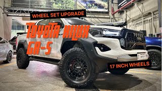 2024 HILUX GRS  17 inch  Wheel set upgrade [upl. by Antipus300]