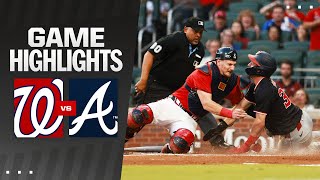 Nationals vs Braves Game Highlights 82324  MLB Highlights [upl. by Lewak801]