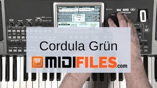 🎼 PRO MIDI FILE  Cordula Grün  Grubertaler [upl. by Riorsson]