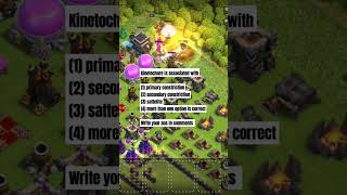 kinetochore is associated withquestions clashofclans neetpyq coc gaming games supercell [upl. by Annaira576]