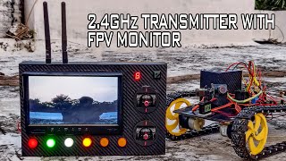 DIY Arduino 24 GHz RC Transmitter and Receiver With FPV Screen  With NRF24L01 7 Channel [upl. by Blunk]