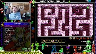 Arcathlon 3 full run 10 NES games backtoback for fun [upl. by Albin401]