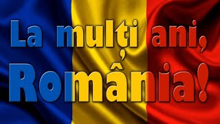 1 DECEMBRIE  Ziua Națională A României  La Mulți Ani  Români [upl. by Arocet828]